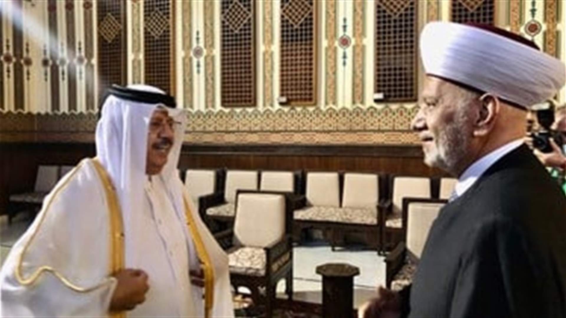 Ambassador of Qatar in Dar al-Fatwa: Qatar is keen on supporting Lebanon