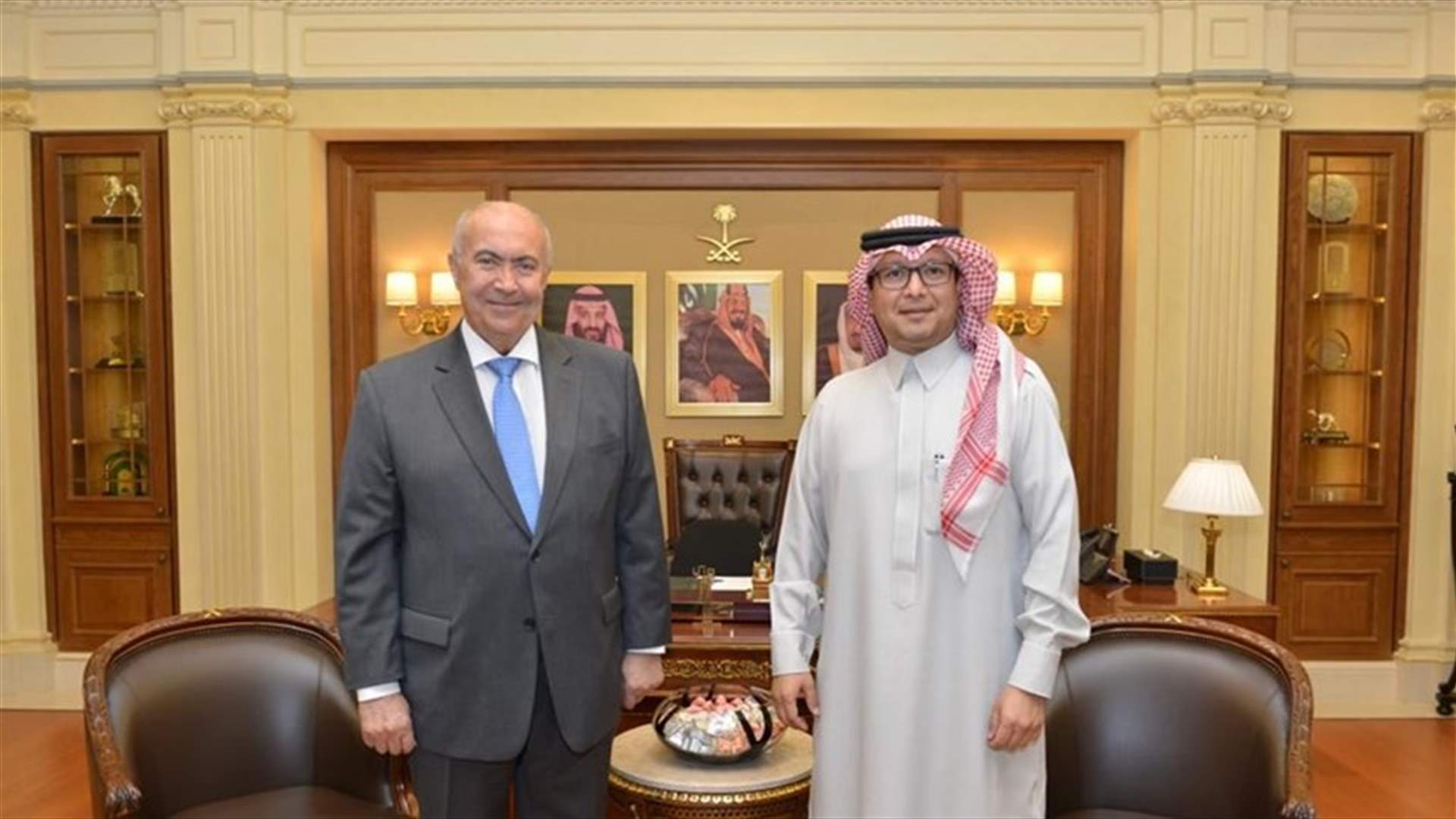 Saudi Ambassador Bukhari meets MP Makhzoumi