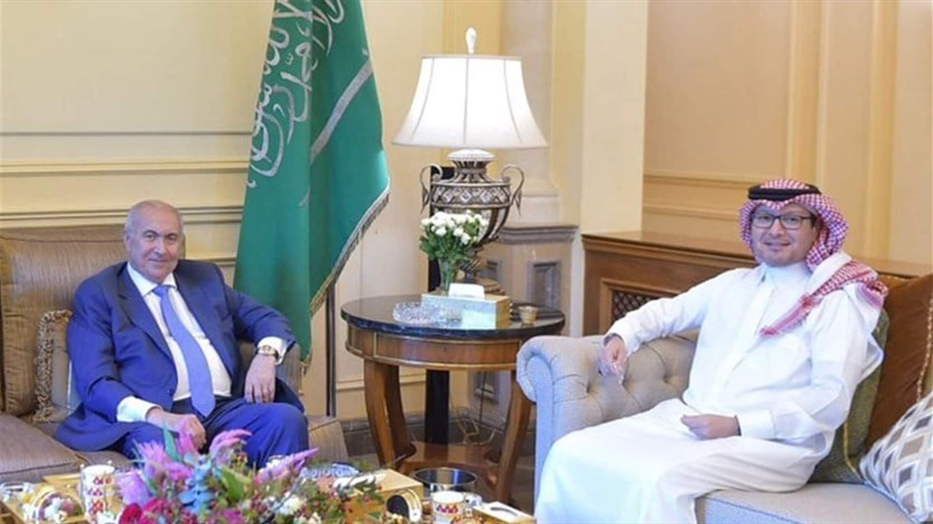 MP Makhzoumi meets Saudi ambassador Boukhari