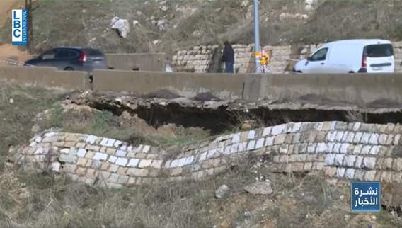 Rockslides and soil erosion continue in Lebanon