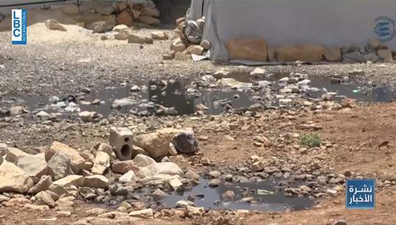 Water treatment declines and diseases spread in camps for displaced Syrians