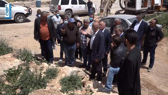 Field inspection of the Arsal camp for displaced Syrians