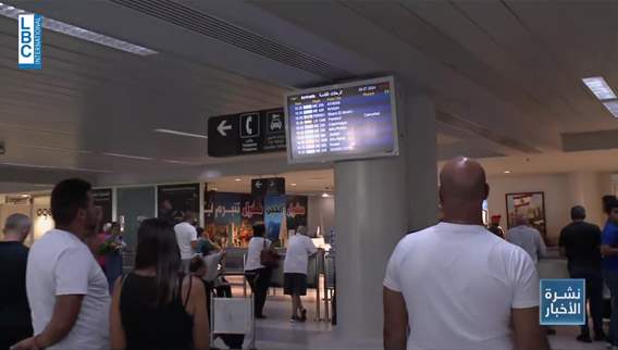 Beirut airport full of passengers amid threats 