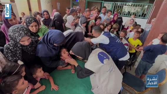 Vaccination against polio continue in Gaza 