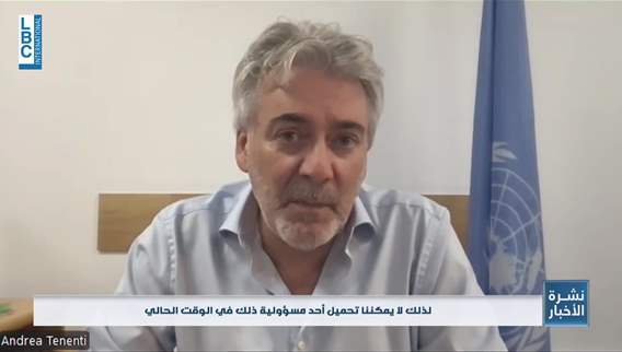 Andrea Tenenti to LBCI: Israeli escalation in Lebanon could develop into a regional conflict