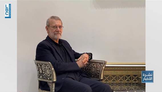 Advisor to Iran's Supreme Leader Ali Larijani scheduled in Beirut on Friday