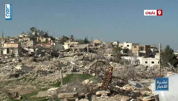 Scene in South Lebanon's towns Residents wander among disappeared neighborhoods